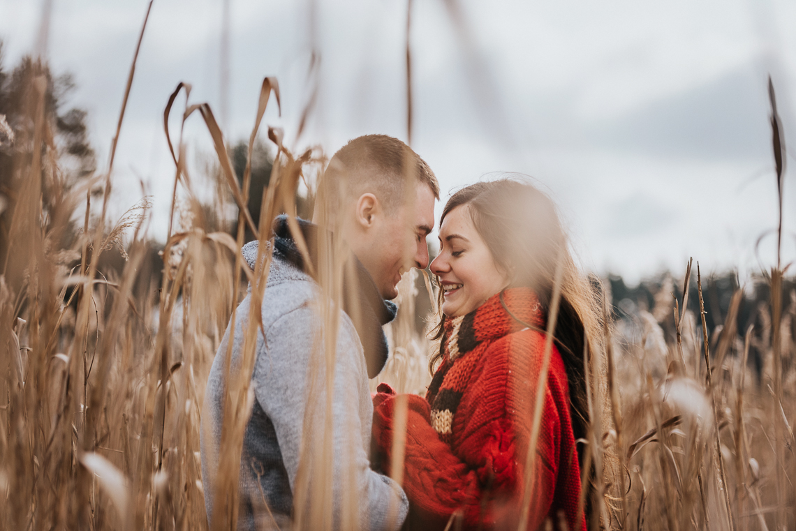 Zimowa sesja narzeczeńska Doroty i Macieja 41