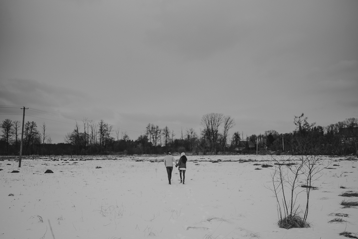 Zimowa sesja narzeczeńska Doroty i Macieja 50
