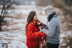 zdjęcia na sesji narzeczenskiej