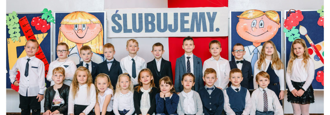 Zabezpieczone: Ślubowanie klasy 1C